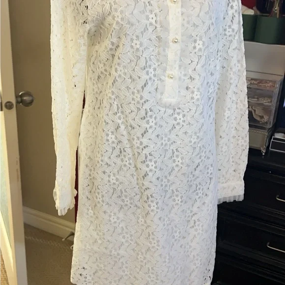 White Lace Dress, Medium size, New with tag - Picture 10 of 12
